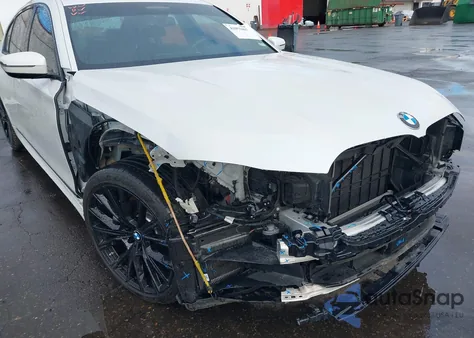 2020 BMW 740I xDrive из США, поврежденный, VIN WBA7T4C02LCE14229